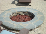 Stone Outdoor Fire Pit Design